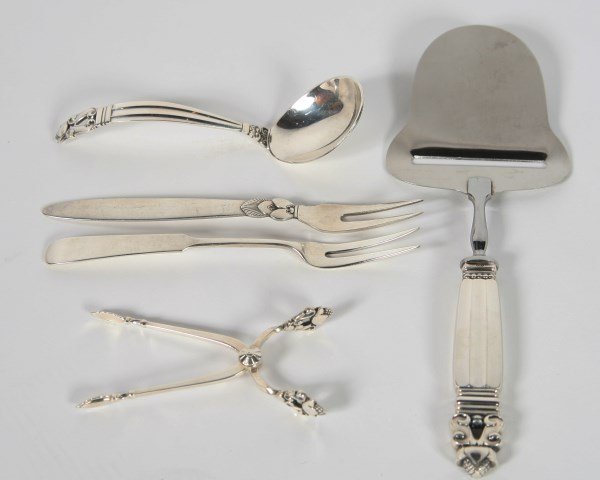 Group of 4 Assorted Georg Jensen Sterling Articles (1 of 2)