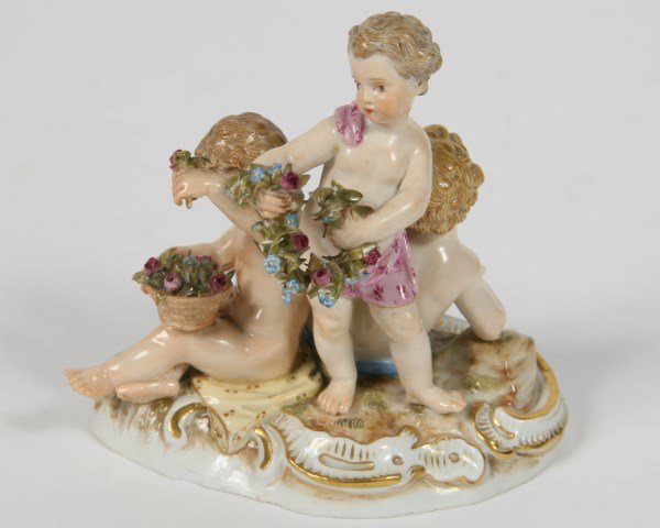 Meissen Porcelain Figural Group (1 of 3)