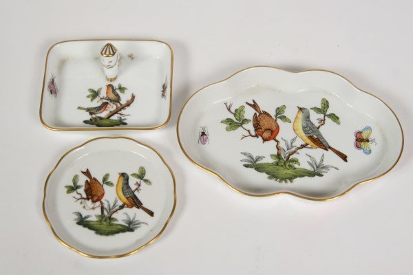 Group of Three Herend Porcelain Articles (1 of 2)
