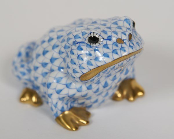 Herend Porcelain Frog Figurine (1 of 3)
