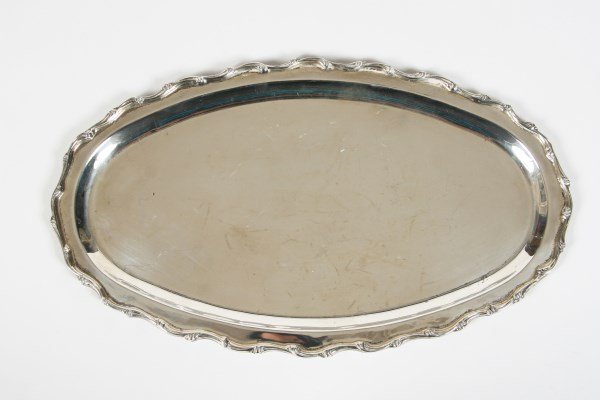 Mexican Sterling Silver Tray (1 of 2)