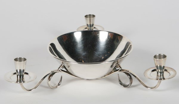 Tane Orfebres Sterling Candelabrum Centerpiece (1 of 3)