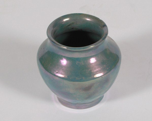 Pewabic Iridescent Pottery Vase (1 of 3)