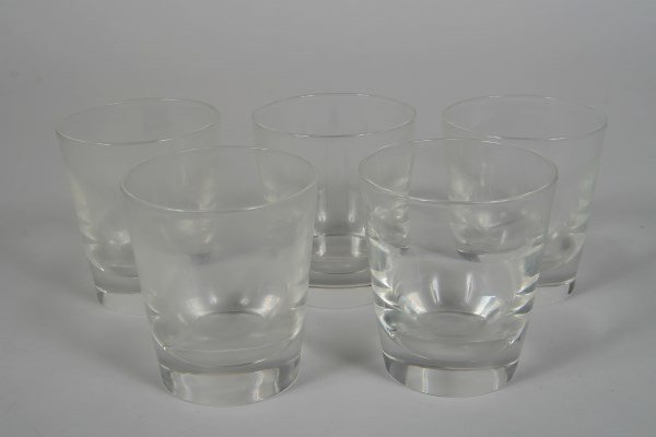 Set of Five Steuben Old Fashioned Glasses, #7889 (1 of 2)