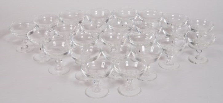 Set of Twenty-six Steuben Champagne Glasses, #6268 (1 of 3)