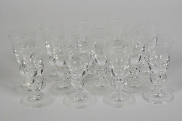 Set of Twelve Steuben Cordial Glasses, #7877 (1 of 3)