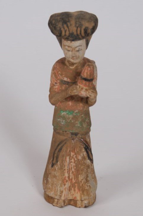 Asian Ceramic Figure of Woman (1 of 4)
