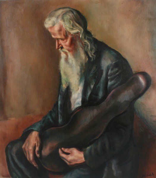 Francis de Erdely (1904-1959) "Man with Violin" (1 of 3)