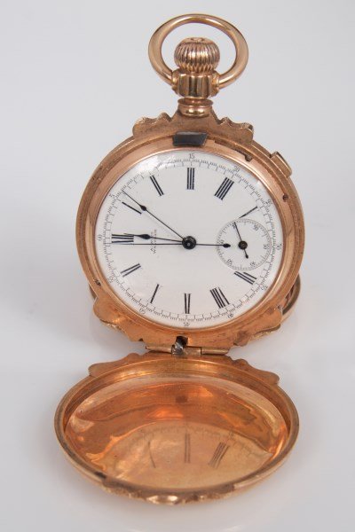 Gent's 14k Yellow Gold "A.W. Waltham" Pocket Watch (1 of 6)
