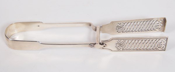 George IV Sterling Silver Asparagus Tongs (1 of 2)
