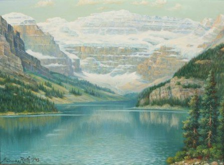 Andreas Roth (1871-1949) "Lake Louise" (1 of 3)