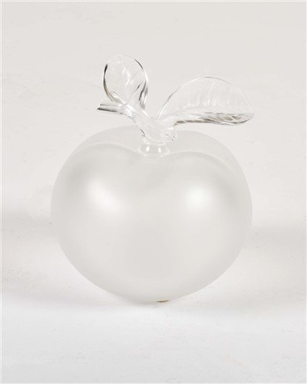 Lalique "Apple" Crystal Perfume Bottle (1 of 1)