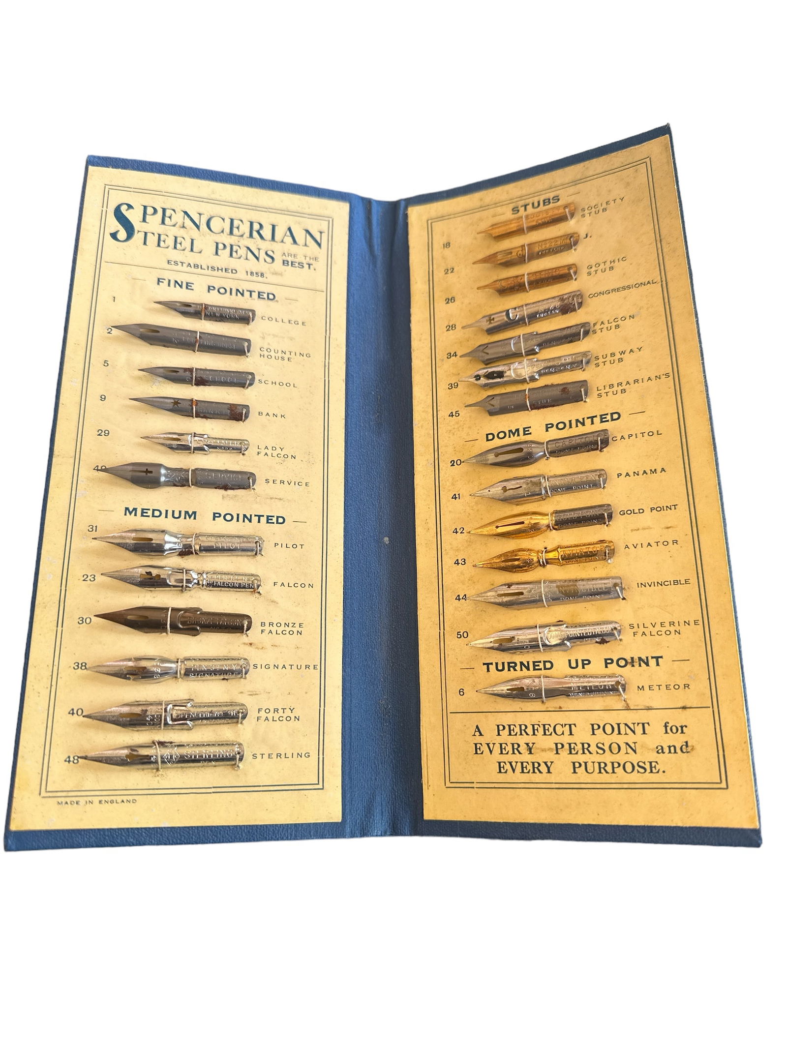 Vintage Spen cerian teel pens  points (1 of 4)
