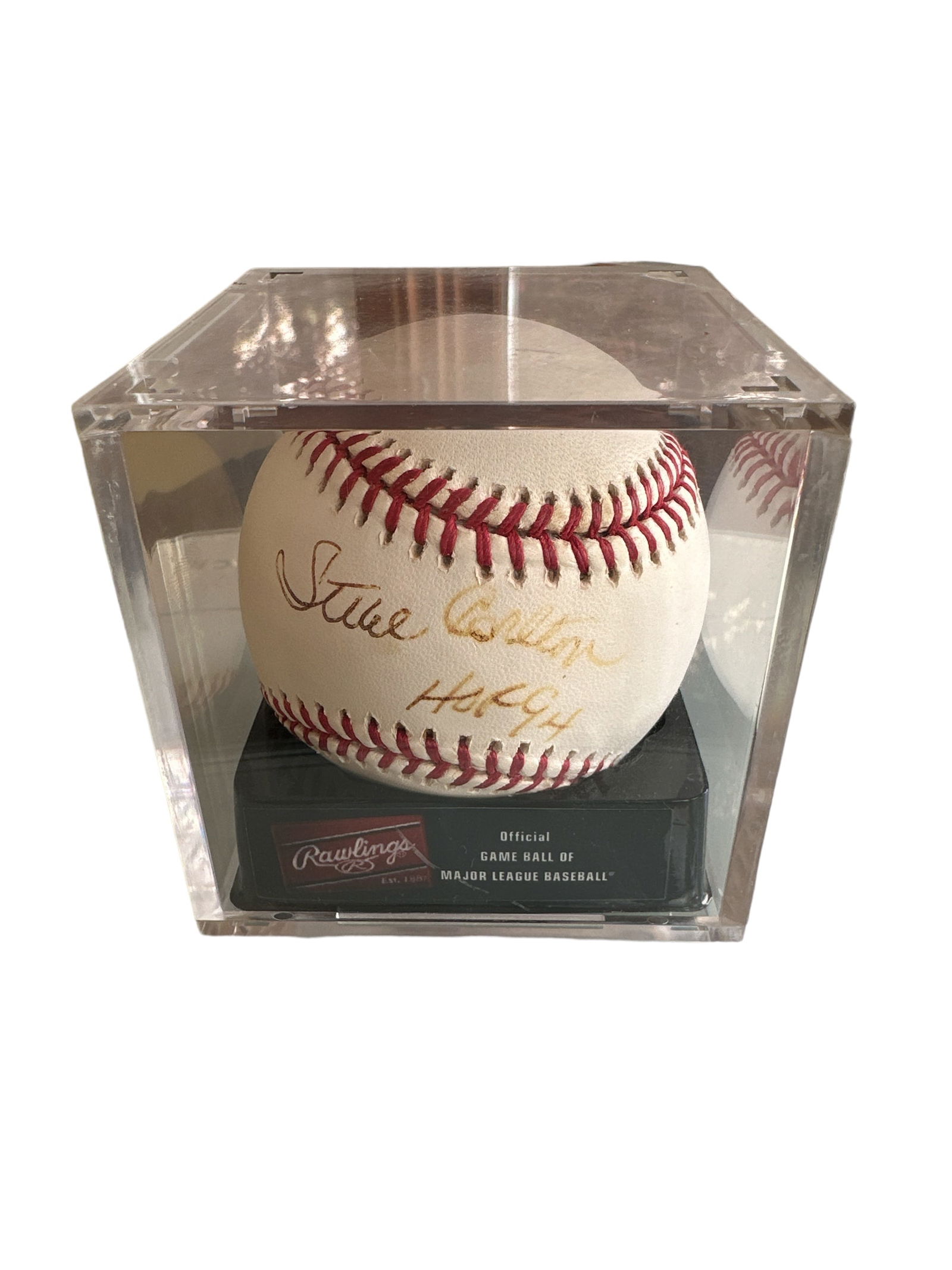 Steve Carlton Phillies Signed Official MLB Baseball HOF 94 (1 of 3)