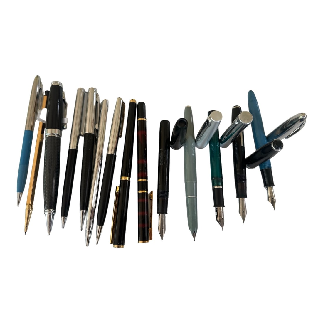 Lot of 14 fountain pens and Ballpoint pens (1 of 3)