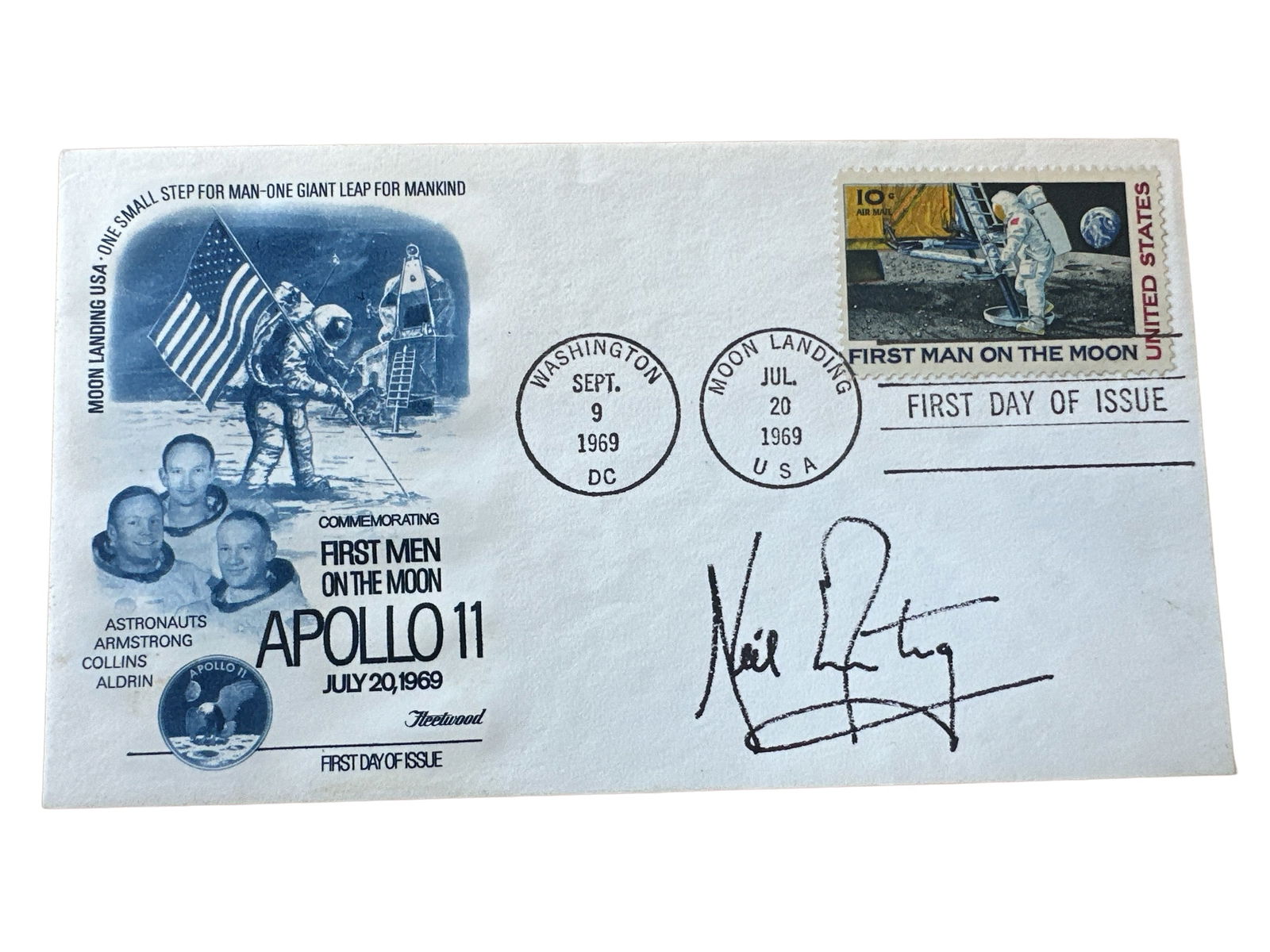 Apollo11 First Men on the moon First Day Cover (1 of 2)