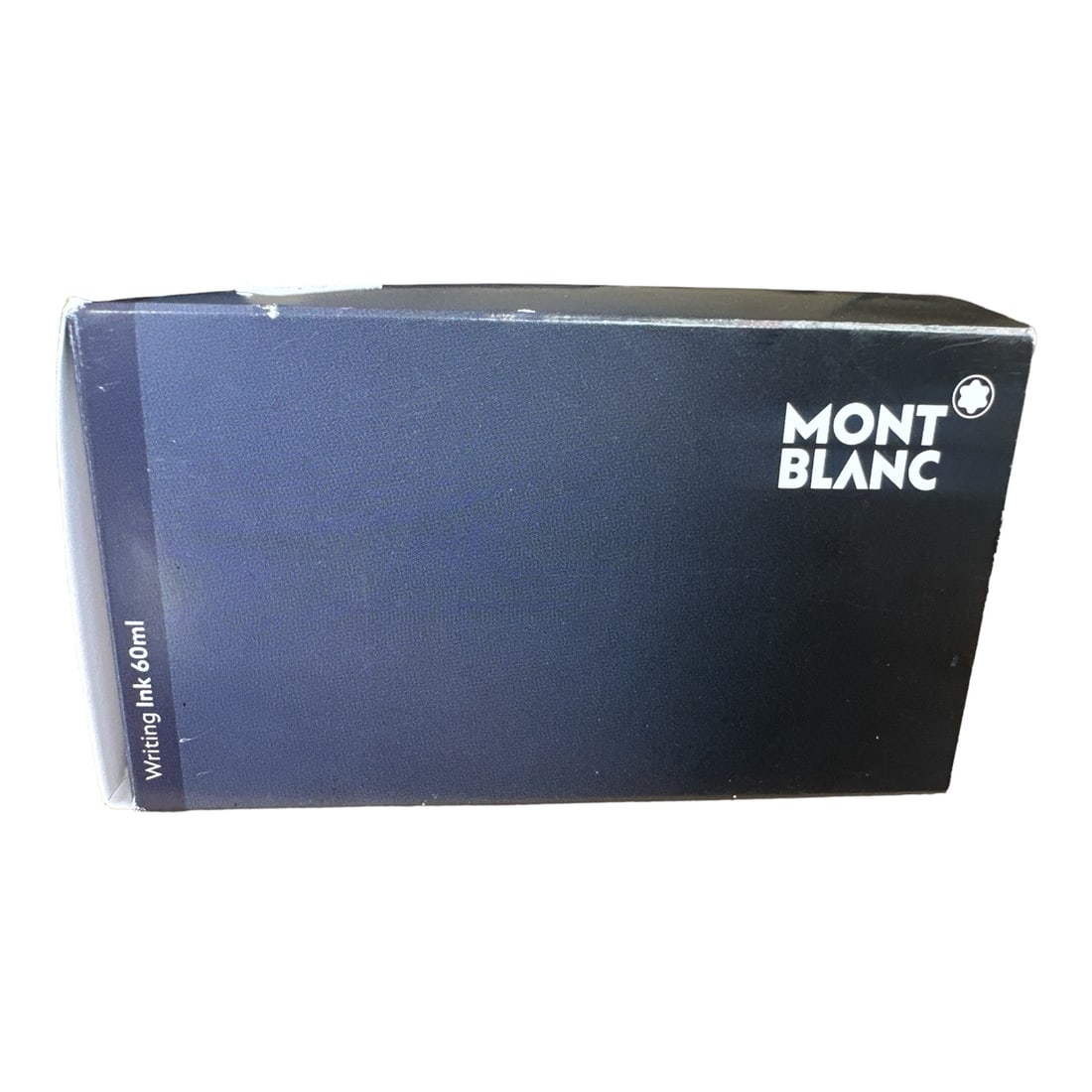 MONTBLANC 60 ml Midnight Blue Pen INK: MONTBLANC Midnight Blue Pen INK. Size: 60 ml. It comes with box and papers. See photos for detial