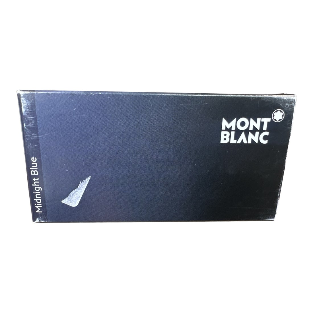 MONTBLANC 60 ml Midnight Blue Pen INK: MONTBLANC Midnight Blue Pen INK. Size: 60 ml. It comes with box and papers. See photos for detial