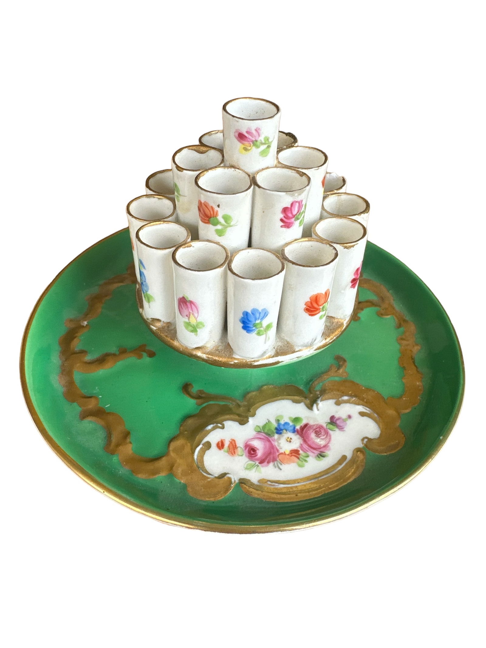 Vintage Potschapel Dresden Procelain Cigratte Holder (1 of 3)