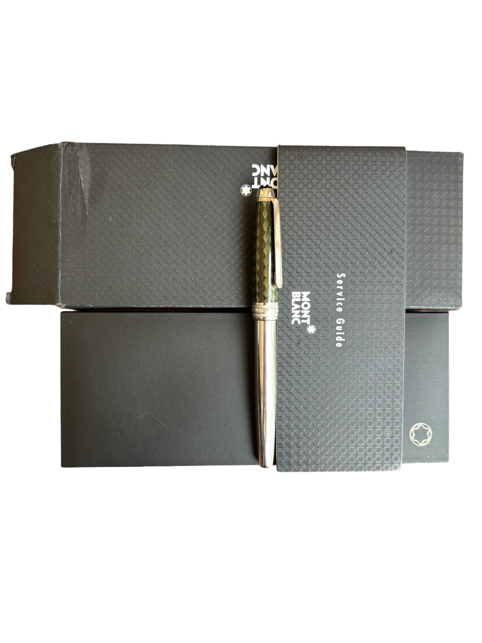 Montblanc Meisterstuck Solitaire Carbon steel rollerball pen (1 of 4)