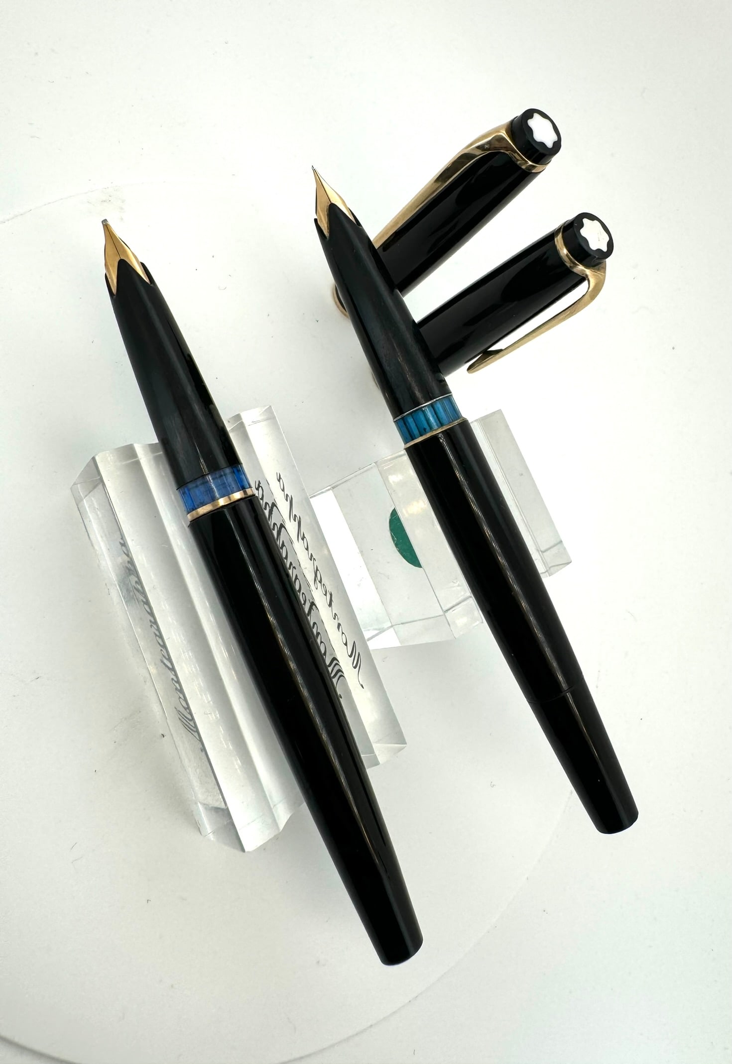 lot of 2 vintage montblanc fountain pens (1 of 4)