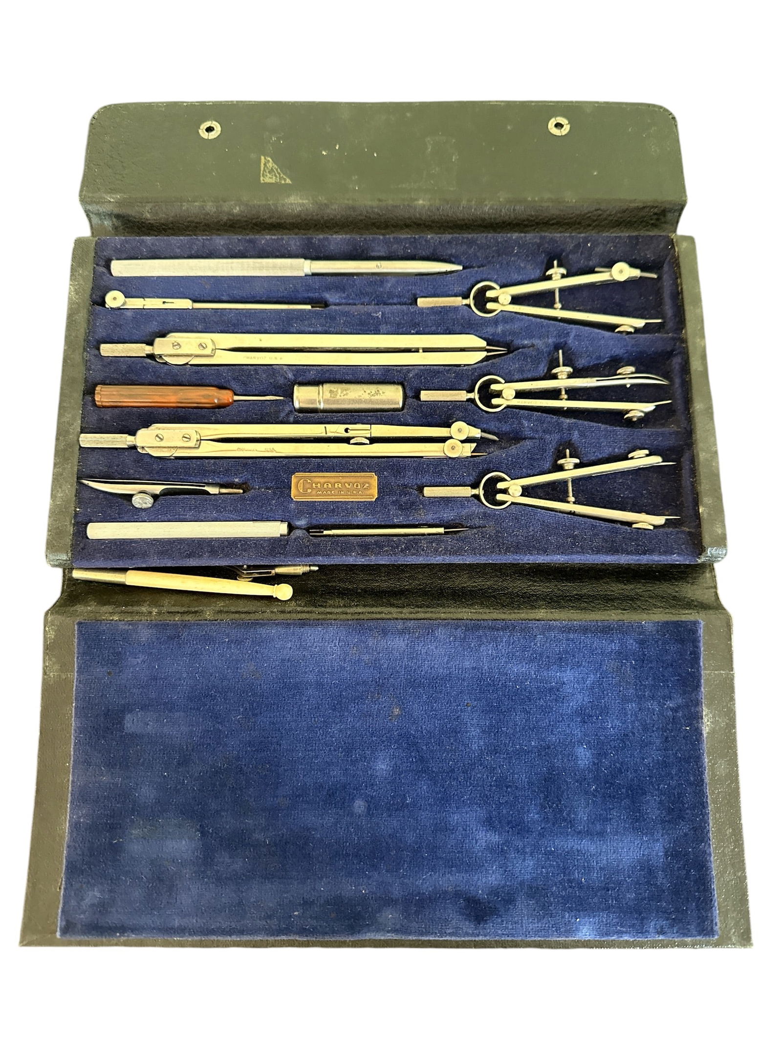 Vintage Charvoz Set of Drafting insstruments (1 of 3)
