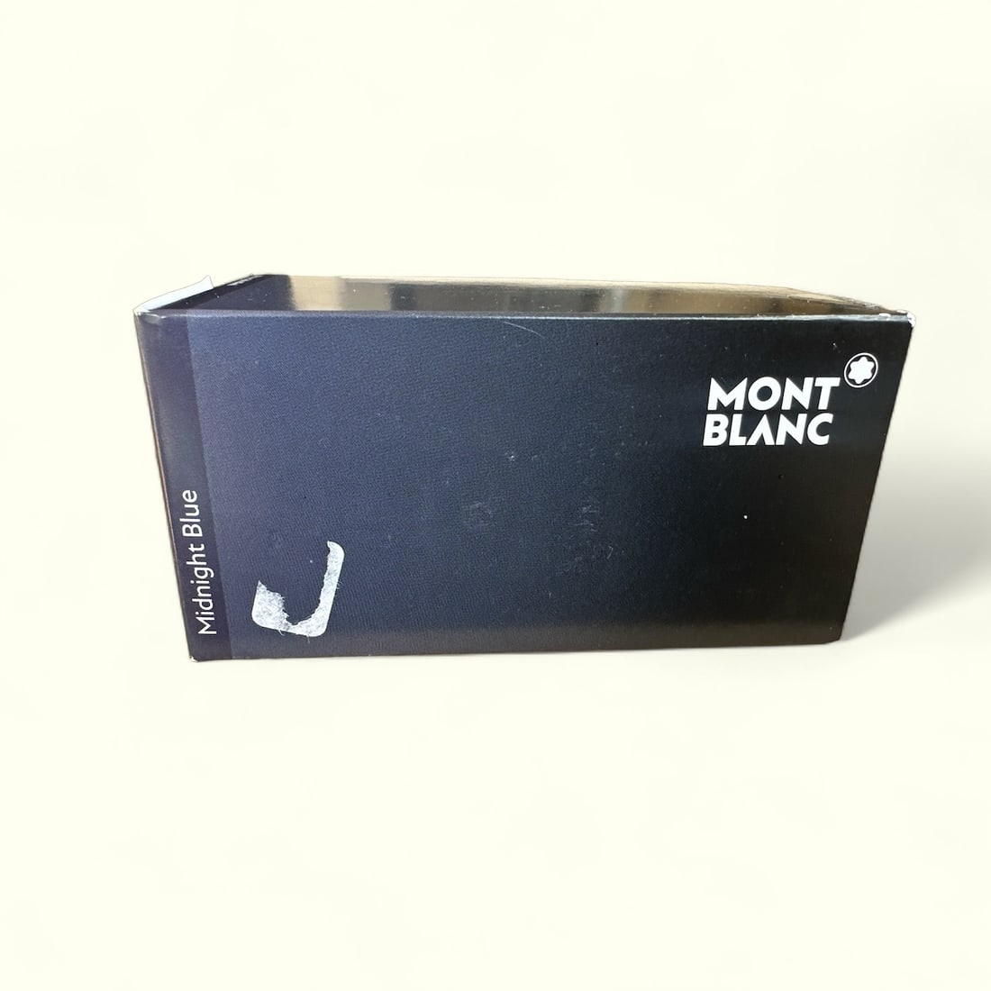 MONTBLANC 60 ml Midnight Blue Pen INK: MONTBLANC Midnight Blue Pen INK. Size: 60 ml. It comes with box and papers. See photos for detial