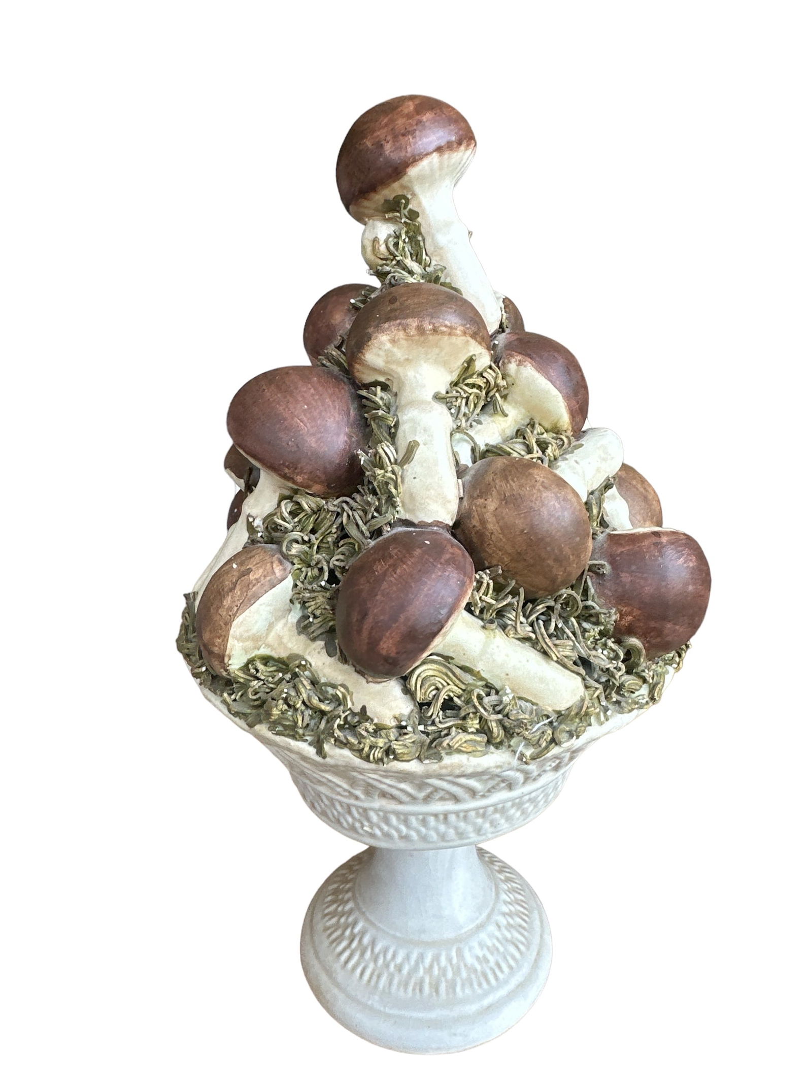 Vintage Ceramic Mashroom Topiry Limited #666 Italy (1 of 4)