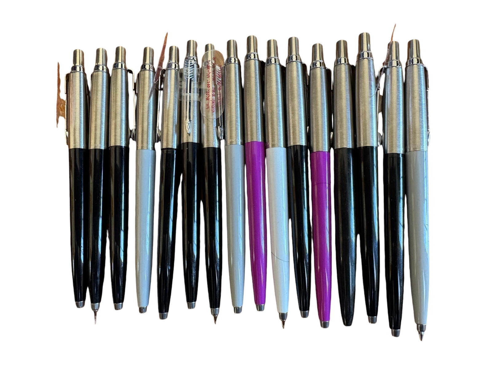 Lot 16 Parker Jotter ballpoint pens and Mechanical pencil (1 of 2)