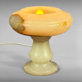 White Onyx Accent Lamp