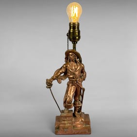 Copper Pirate Accent Lamp