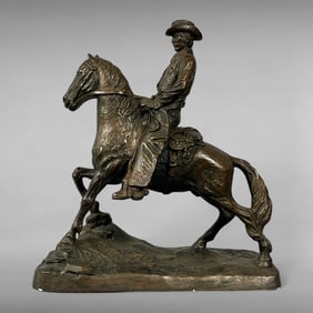 1972 Austin Productions Sculpture, The Mountain Man After Frederic Remington