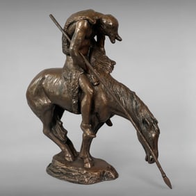 1986 Resin Sculpture — The End of the Trail, Austin Productions