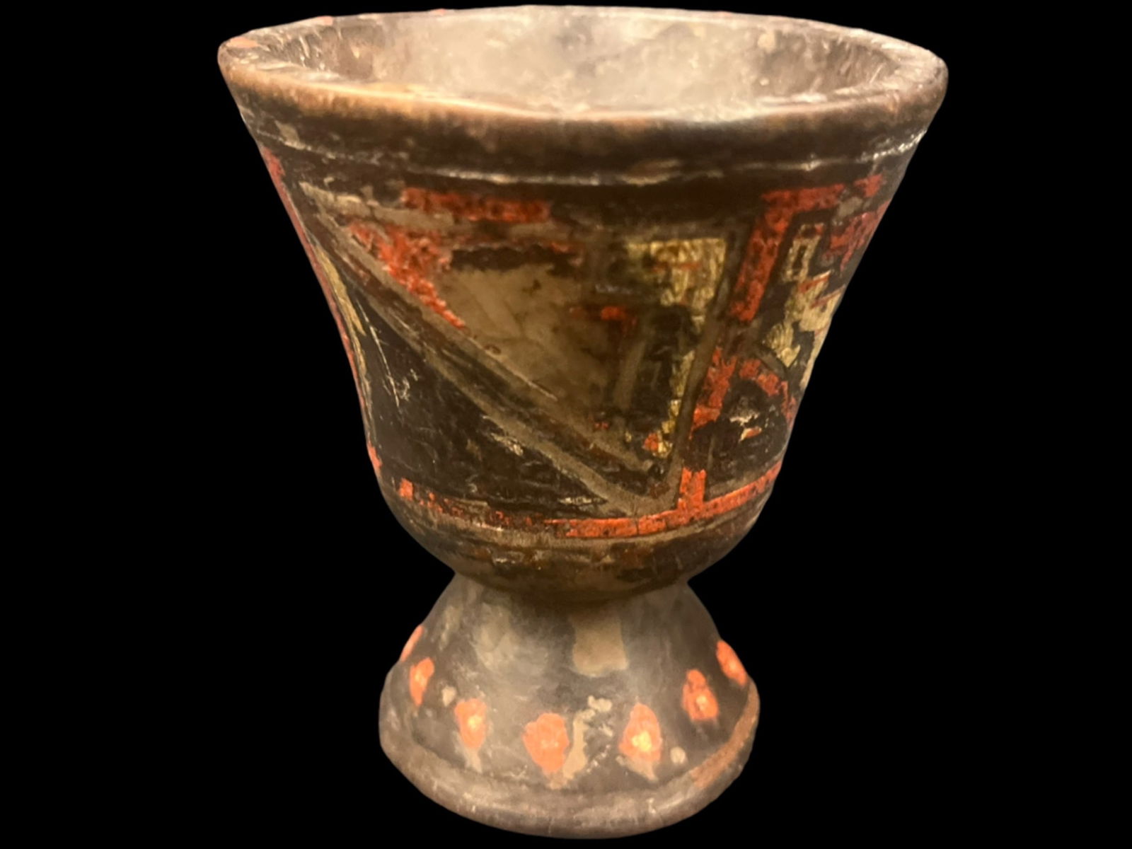 Wooden Drinking Cup Made by Inca Indians 1500 AD (1 of 10)