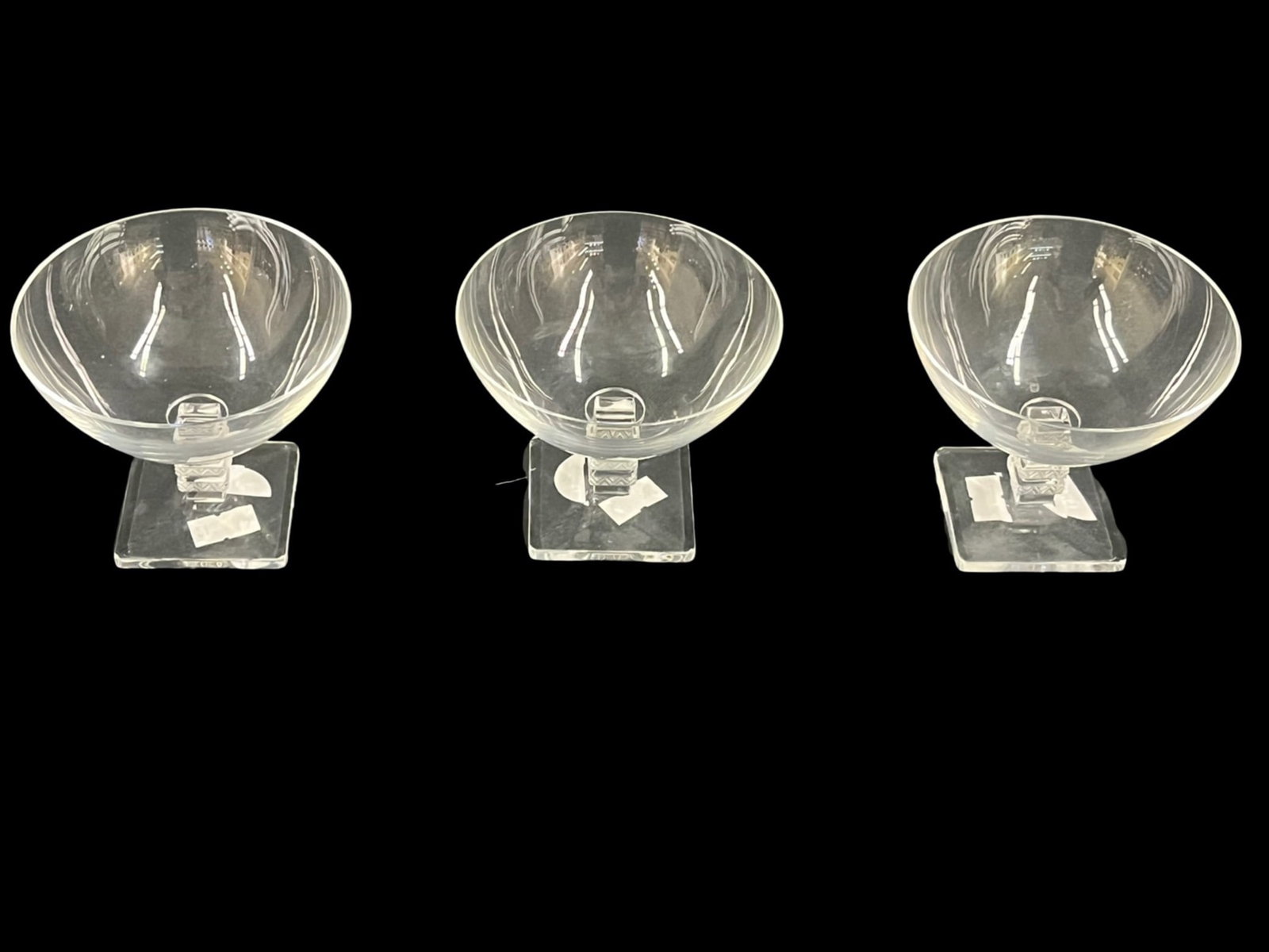 Lalique France Argos Crystal Glasses (Qty:3) (1 of 6)