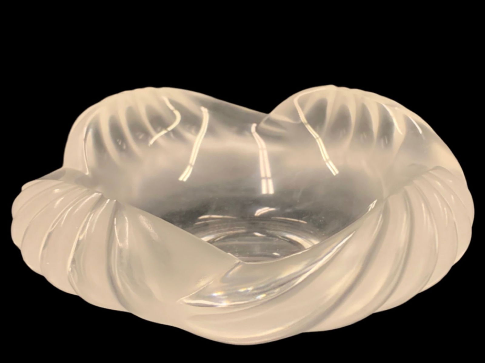 LALIQUE Crystal “aruba?? Cigar Ashtray, #10757 (1 of 5)