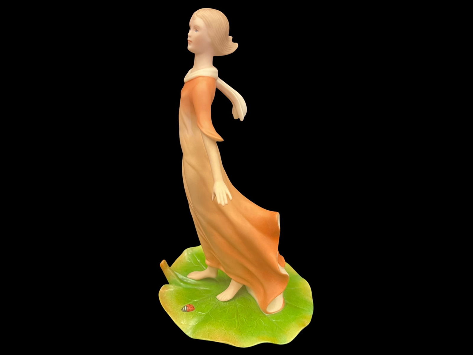 GOEBEL Claudia Figurine by Lazzlo ISpanky: GOEBEL Claudia Figurine by Lazzlo ISpanky Claudia Makers Marking Stamp on Bottom With Box 9”T x 5”W