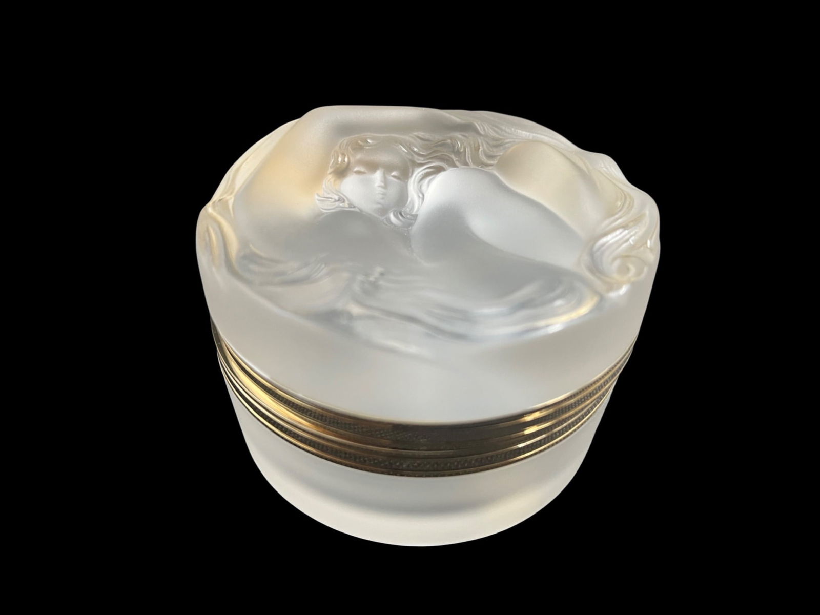 Lalique Boite (Daphne) Powder Jar (1 of 9)