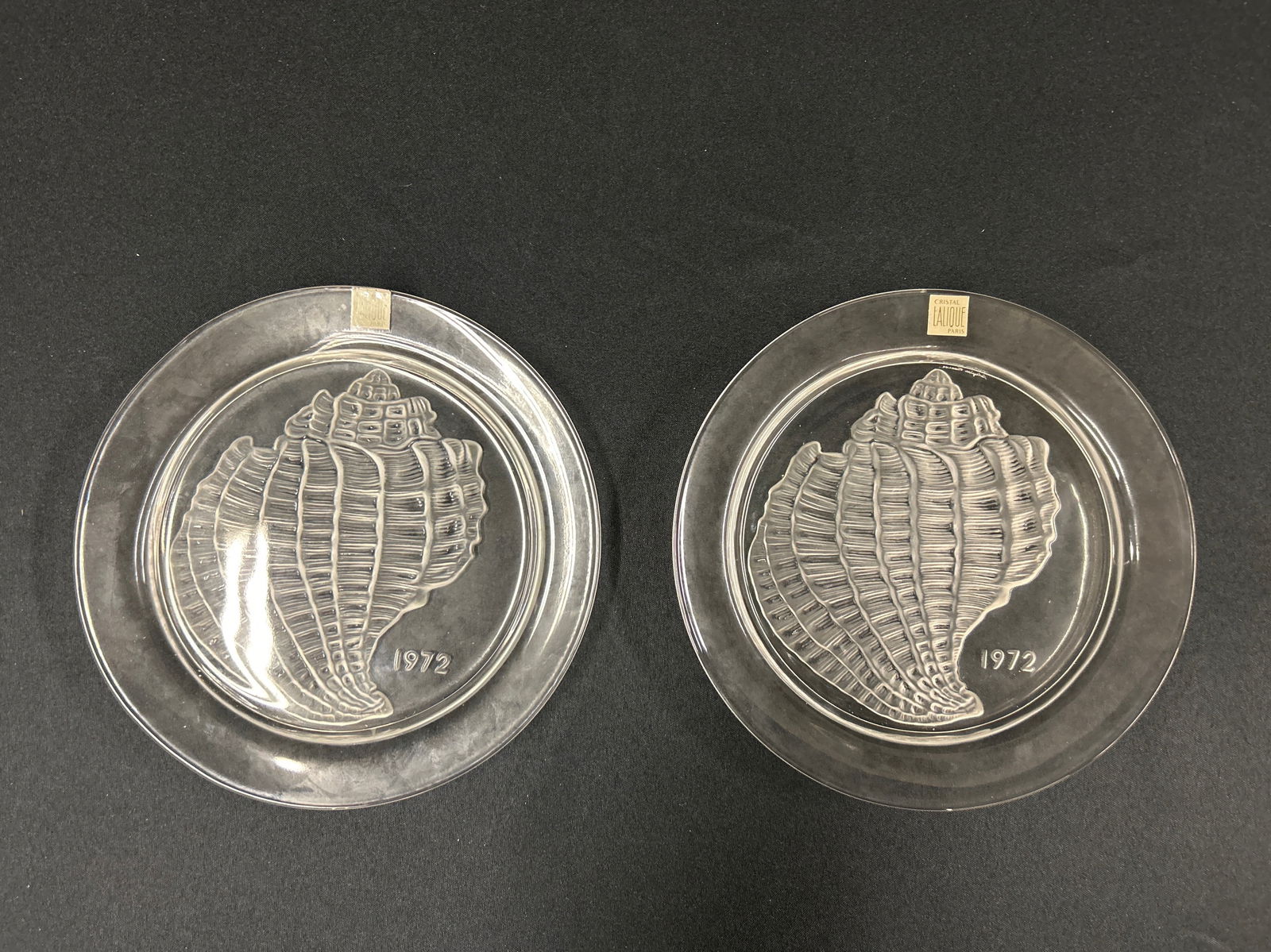 Lalique Plates 1972 Qty: Two (1 of 7)