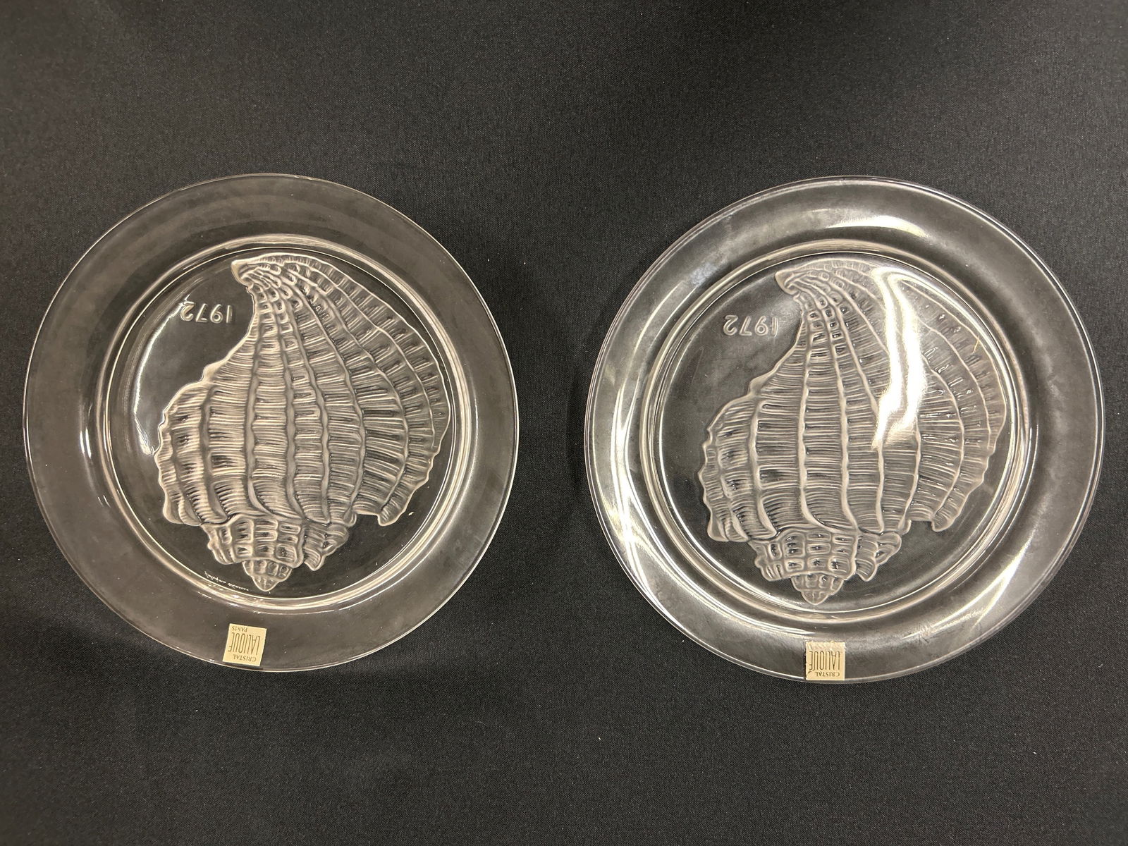 Lalique Plates 1972 Qty: Two (1 of 4)