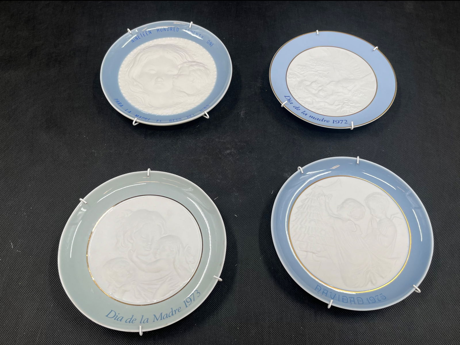 Lladro Porcelain Mothers Day Plates 1971-1973,1975 (1 of 10)
