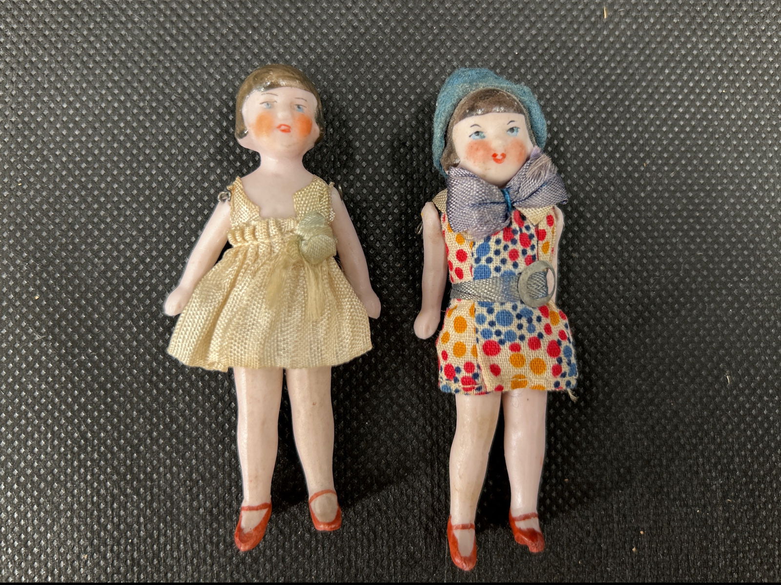 Antique Vintage Bisque Jointed Dolls Qty: Two (1 of 6)
