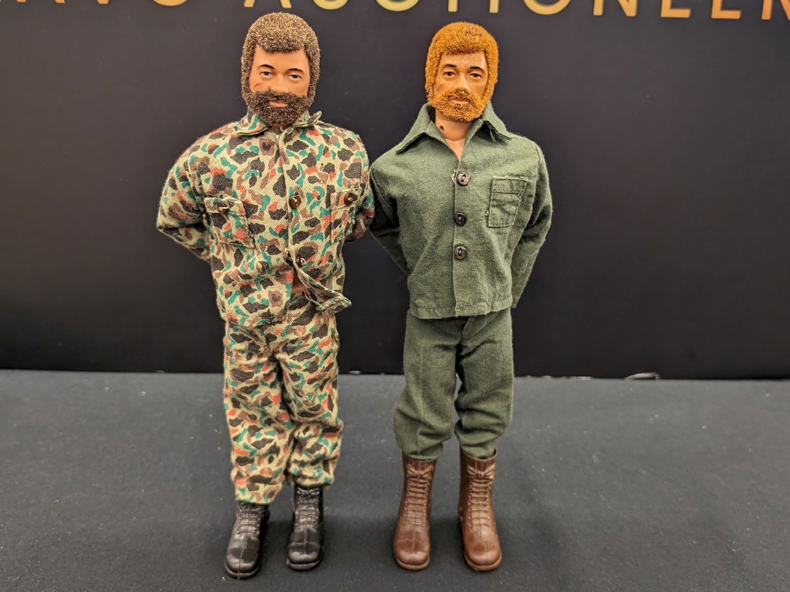 【最終値下です】ヴィンテージ G.I JOE ブラウンヘア 1960年代 当時 Vintage Gi Joe Action Figure With Flocked Hair