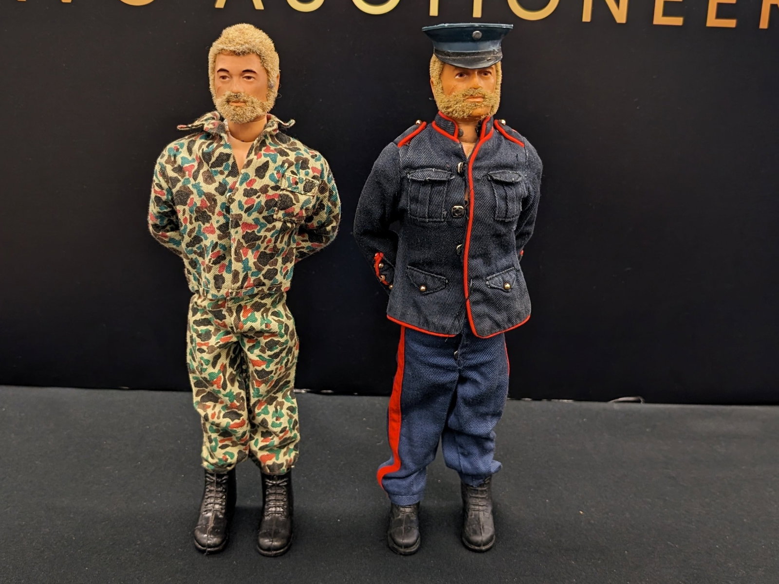 Vintage GI Joe 12" Flocked Hair Action Figures (Marine and Dress Marine) (1 of 20)