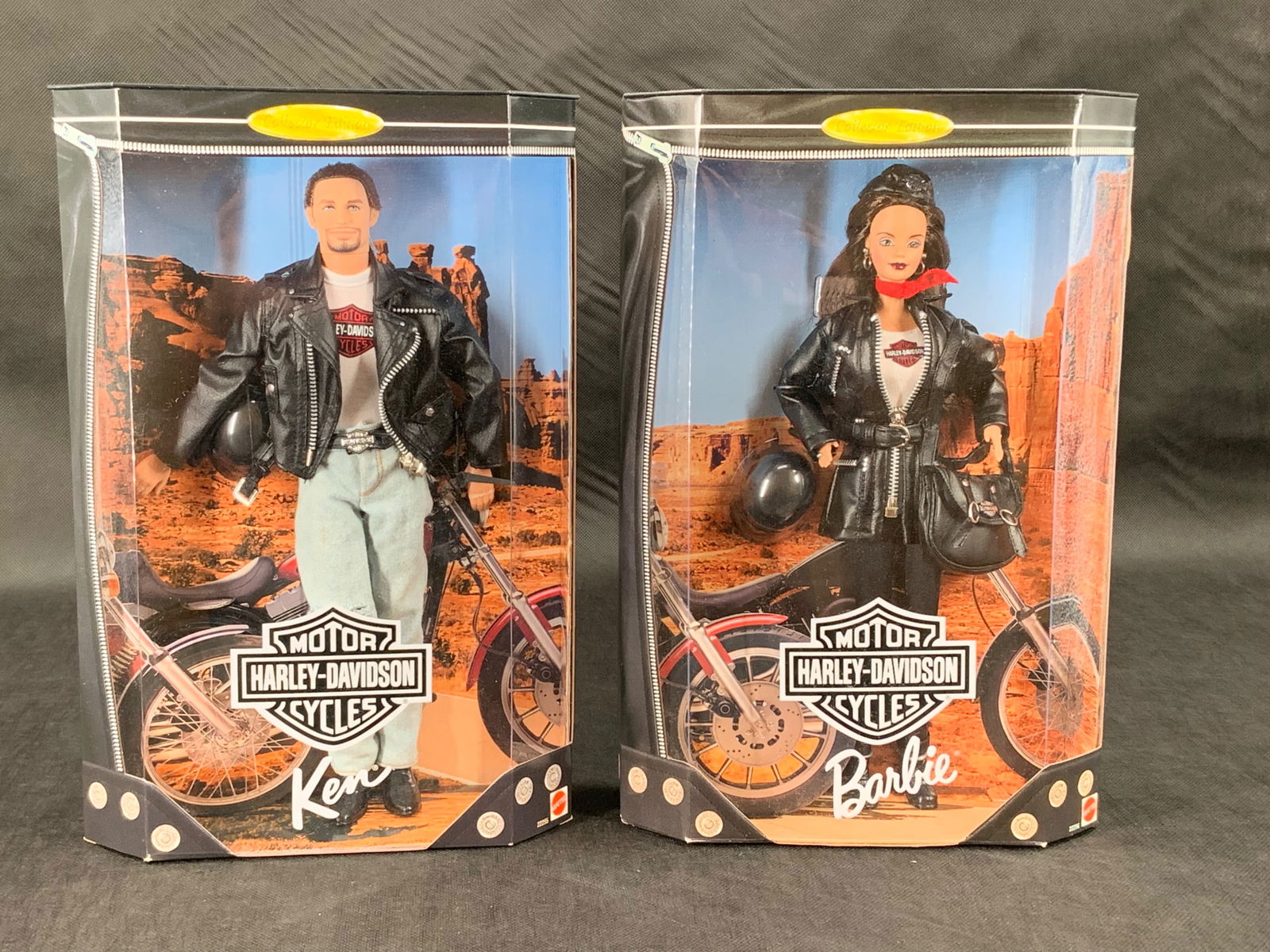 Ken and Barbie Harley Davidson Motor Cycle Set 1998 Collector’s Edition (1 of 18)