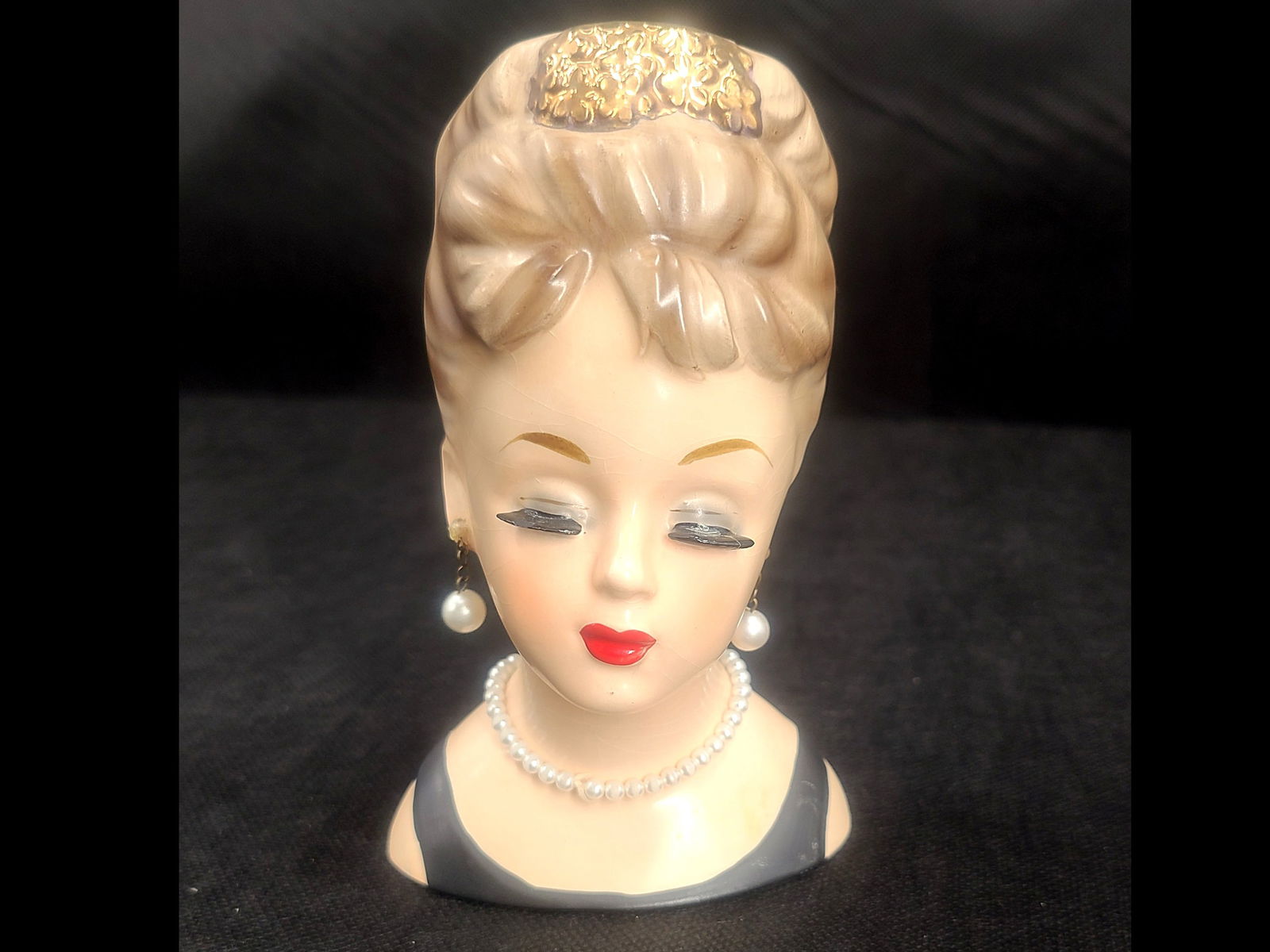 INAROO 1963 Lady Head Vase (1 of 9)