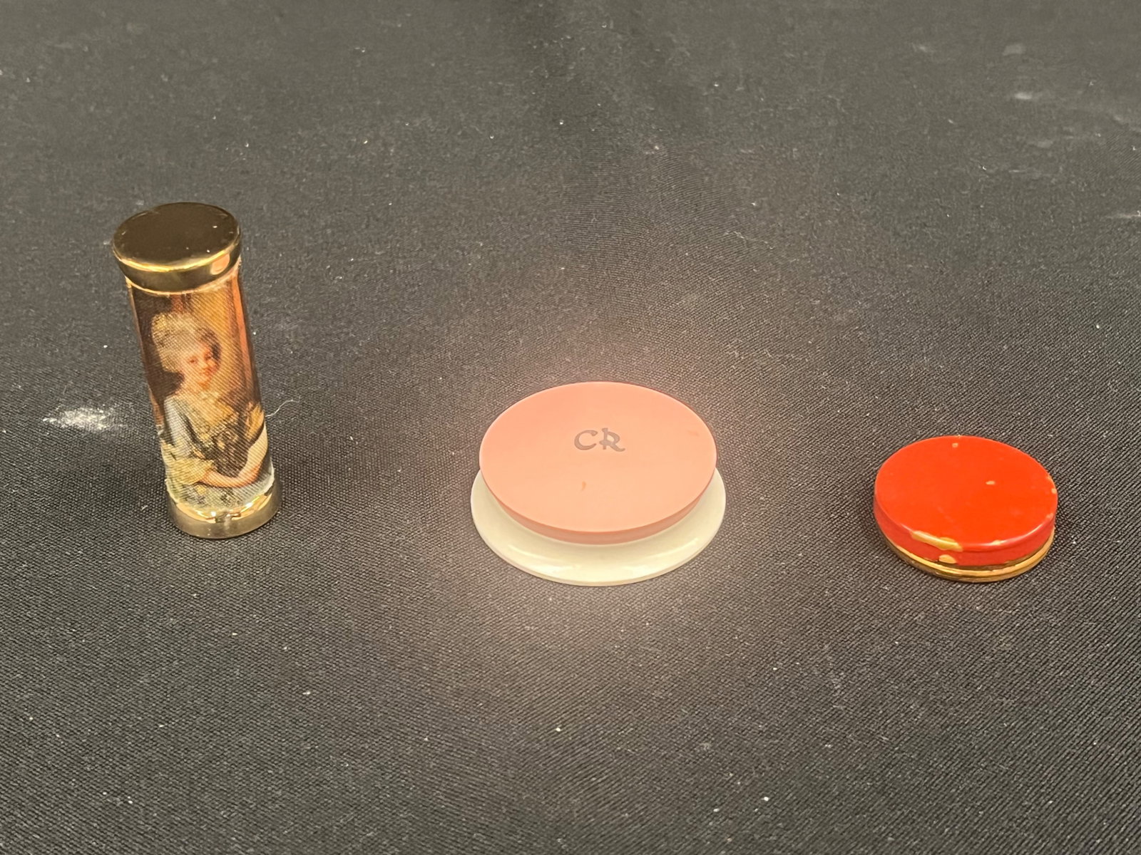 Vintage Lipstick Holder and Two Vintage Blush Containers (1 of 12)