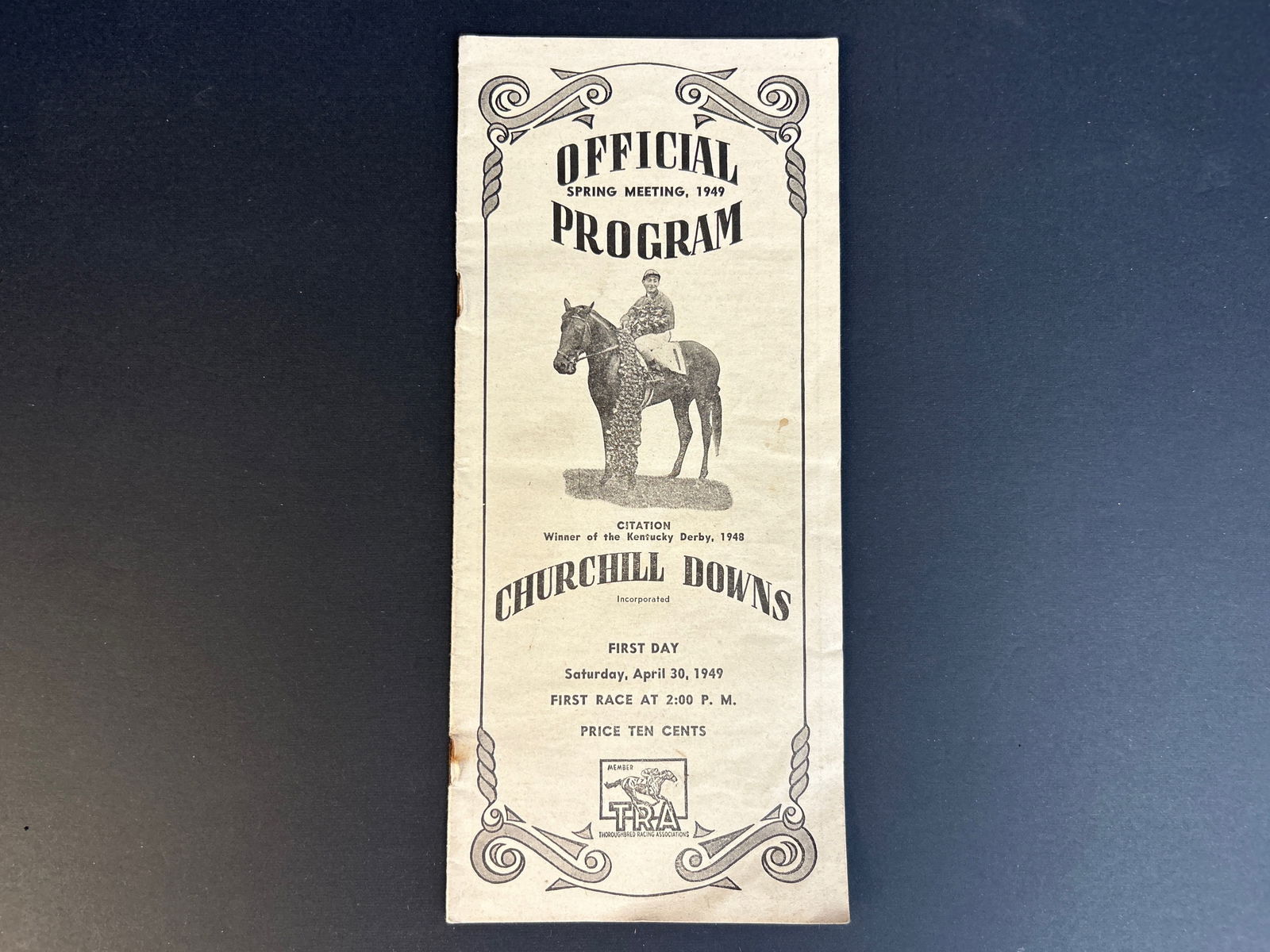 1949 Official Program Churchill Downs April 30 (1 of 8)