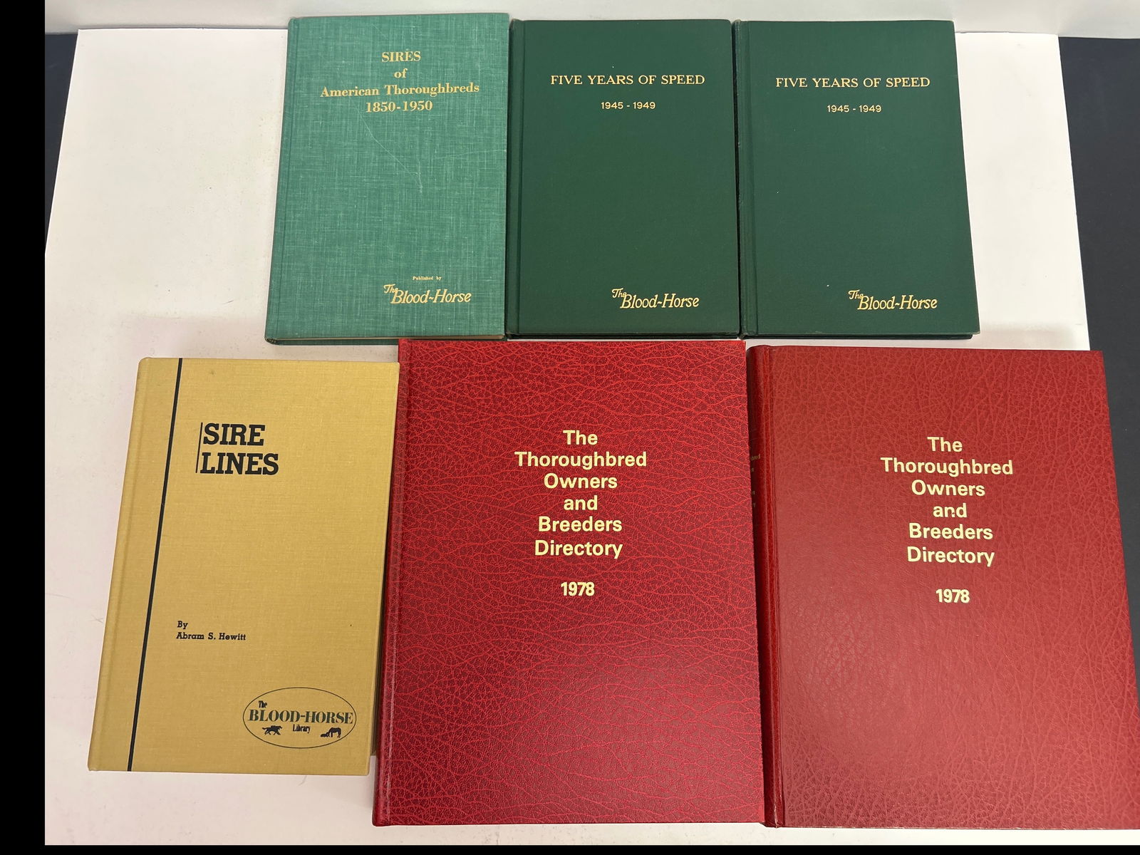 Vintage Thoroughbred Bloodline & Breeding Reference Books (1 of 6)