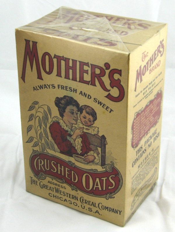 537 Mother's Oats Crushed Oats Box